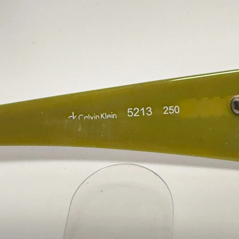 Calvin Klein 5213 250 Eyeglasses Green‎ Tortoise Rectangle Frames 53-16-140